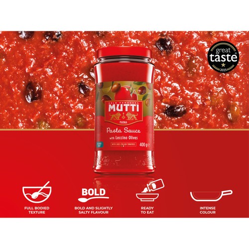 Mutti Tomato & Olive Pasta Sauce No Added Sugar thumbnail 3
