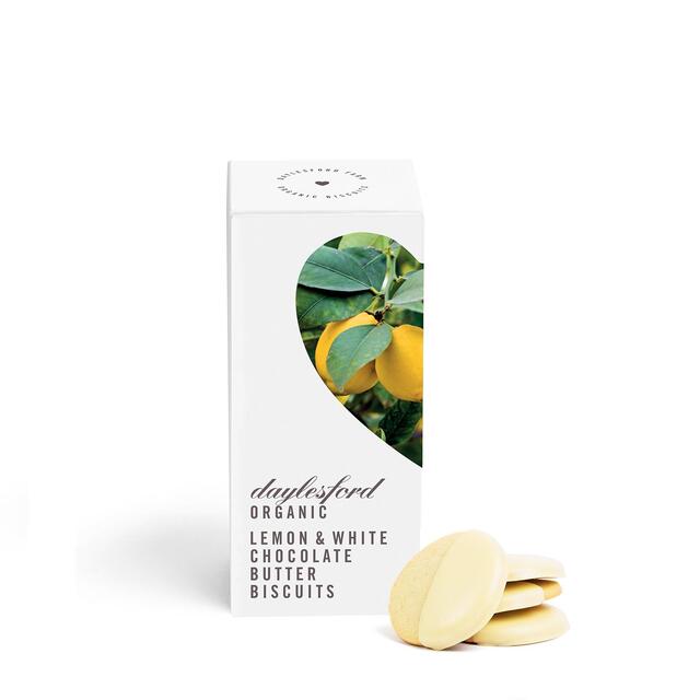 Daylesford Organic White Chocolate Dipped Lemon Biscuits thumbnail 2