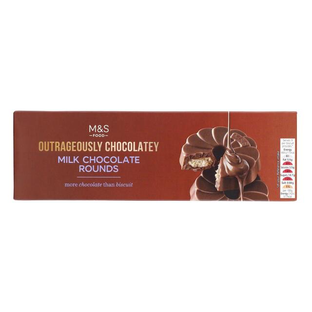 M&S Outrageously Chocolatey Milk Chocolate Rounds