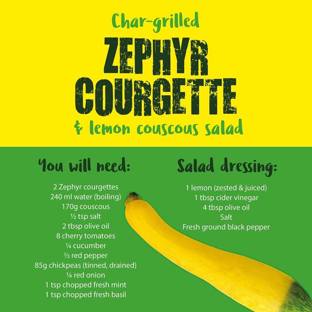 Wonderfully Curious British Zephyr Courgettes thumbnail 2