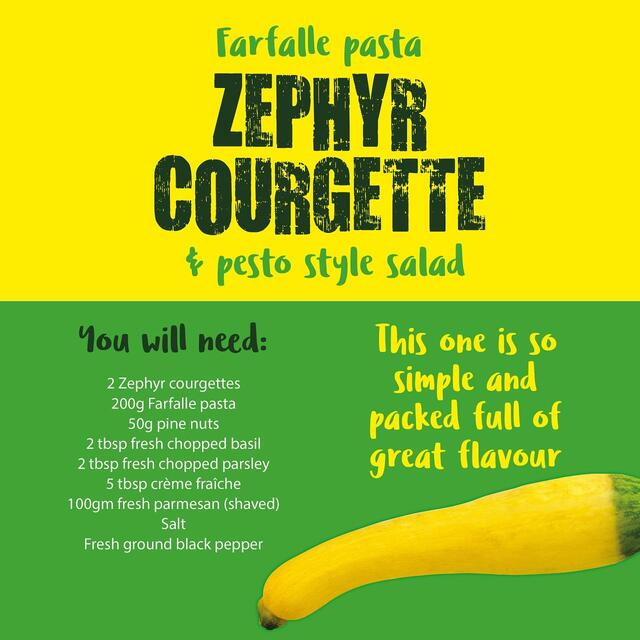Wonderfully Curious British Zephyr Courgettes thumbnail 5