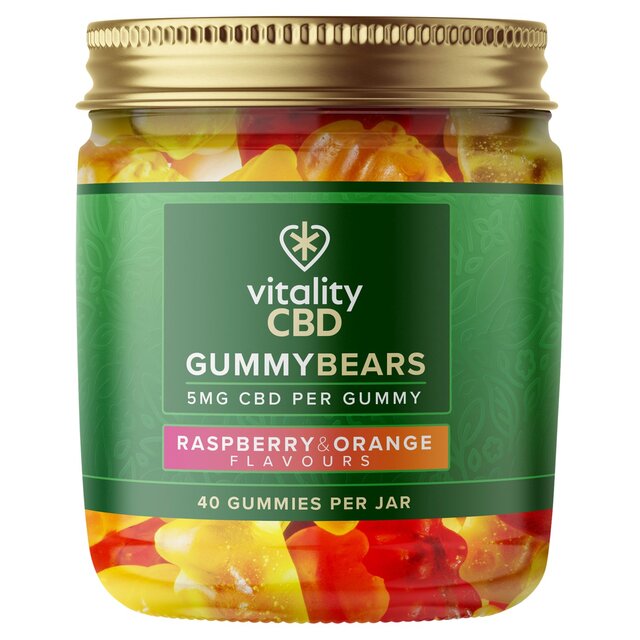 Vitality CBD Mixed Fruit Gummy Bears 5mg