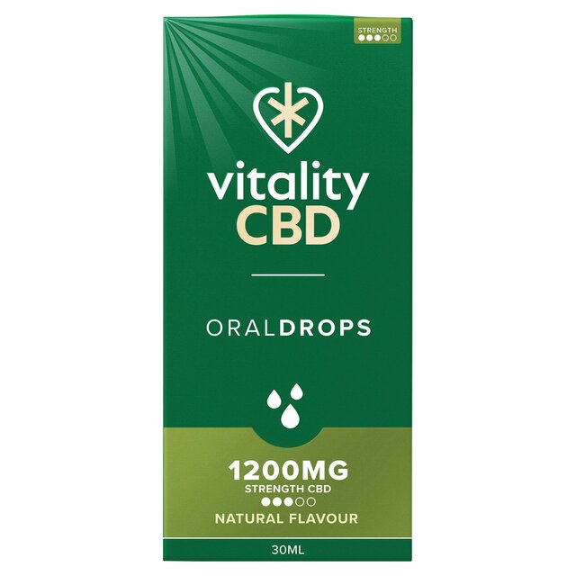 Vitality CBD Natural Oral Drops 1200mg