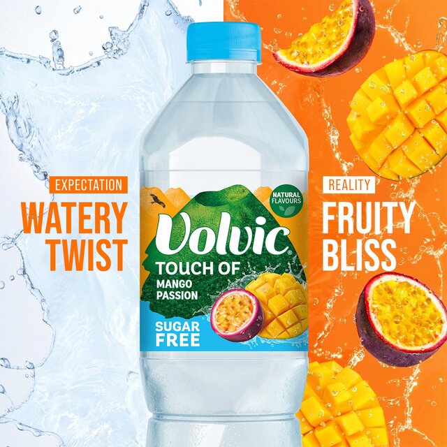Volvic Touch of Fruit Mango Passion Sugar Free Still Flavoured Water thumbnail 3