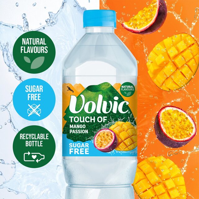 Volvic Touch of Fruit Mango Passion Sugar Free Still Flavoured Water thumbnail 5