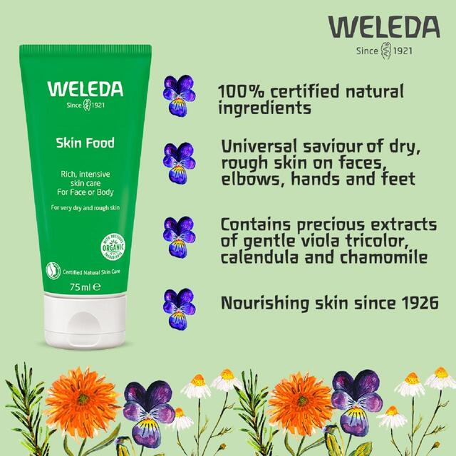 Weleda Skin Food Moisturiser Face and Body Natural Organic Dry Skin, Primer thumbnail 5