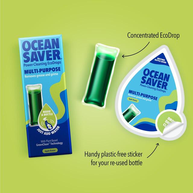OceanSaver Multipurpose Cleaner EcoDrop, Apple Breeze thumbnail 3