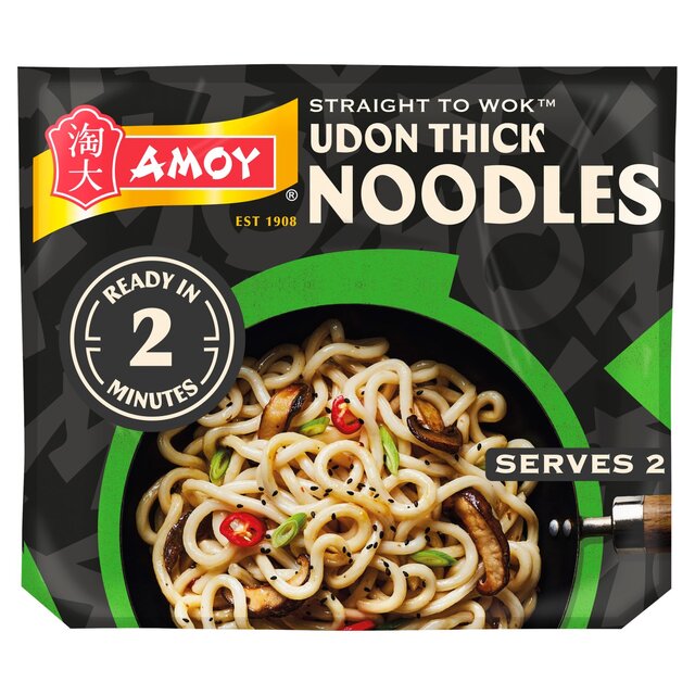 Amoy Straight To Wok Udon Thick Noodles