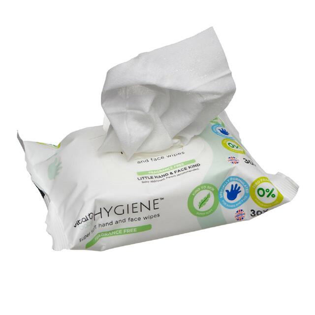 Vital Baby Fragrance Free Hand & Face Wipes thumbnail 2