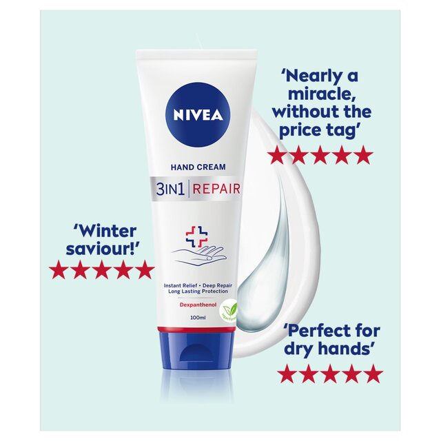 NIVEA 3 in 1 Repair Hand Cream thumbnail 2