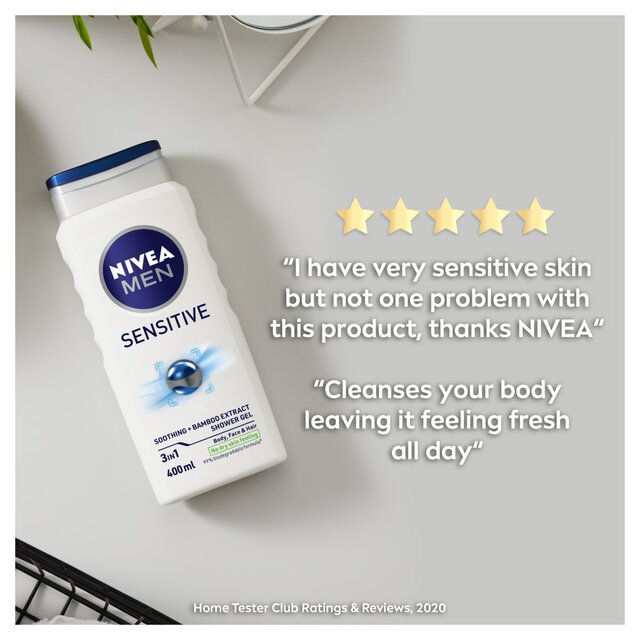 NIVEA MEN Sensitive 3 in 1 Shower Gel thumbnail 3