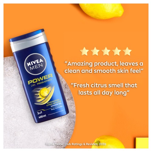 NIVEA MEN Power 3 in 1 Shower Gel thumbnail 3