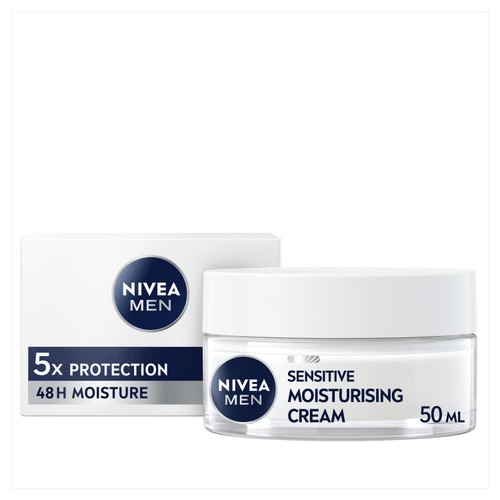 NIVEA MEN Sensitive Intensive Moisturiser Face Cream Gel