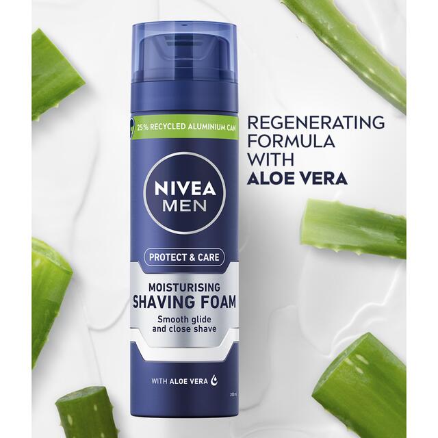 NIVEA MEN Protect & Care Moisturising Shaving Foam thumbnail 2