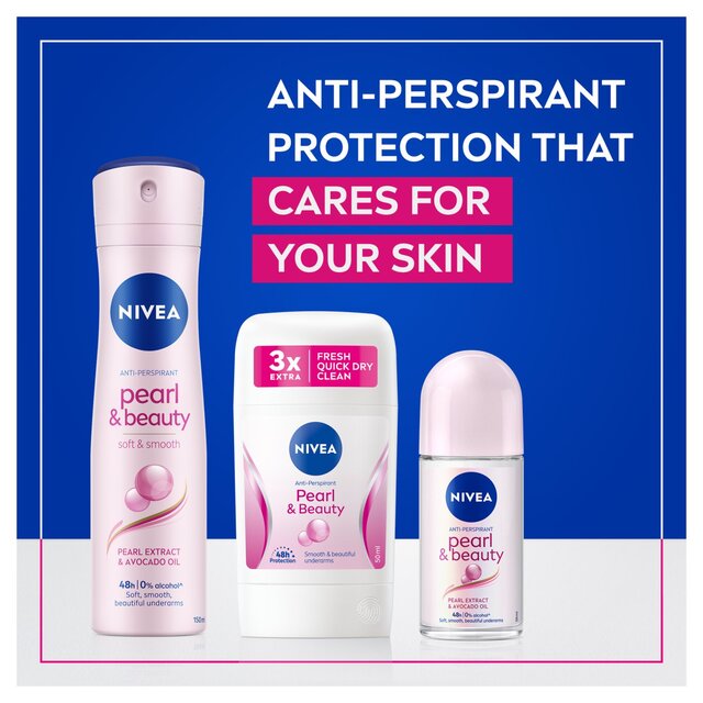 NIVEA Pearl & Beauty Anti-Perspirant Deodorant Stick thumbnail 4