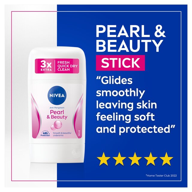 NIVEA Pearl & Beauty Anti-Perspirant Deodorant Stick thumbnail 5