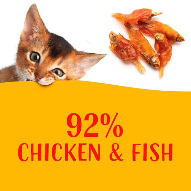 Catit Nibbly Wraps Chicken & Fish Cat Treat thumbnail 2