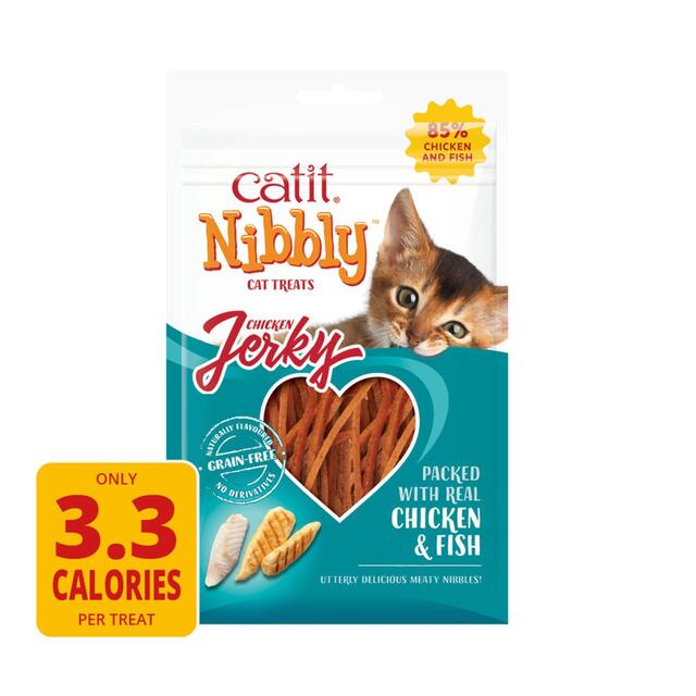Catit Nibbly Jerk Chicken & Fish Cat Treat thumbnail 3