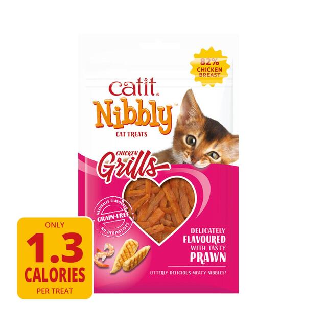 Catit Nibbly Grills Chicken & Prawn Cat Treat thumbnail 3