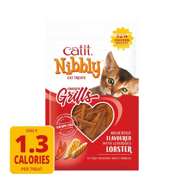 Catit Nibbly Grills Chicken & Lobster Cat Treat thumbnail 3