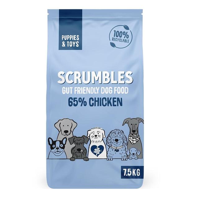 Scrumbles Gluten free, Puppies & Toys Chicken Dry Dog Food