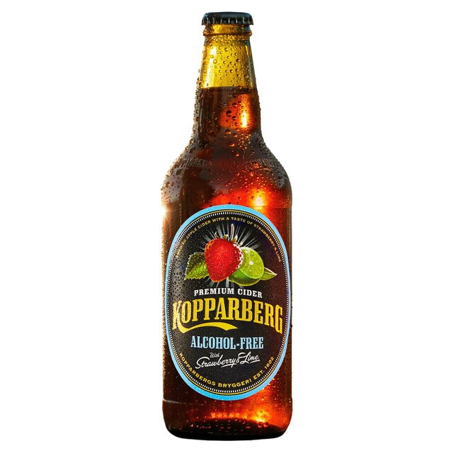 Kopparberg Alcohol Free Strawberry & Lime Cider thumbnail 2