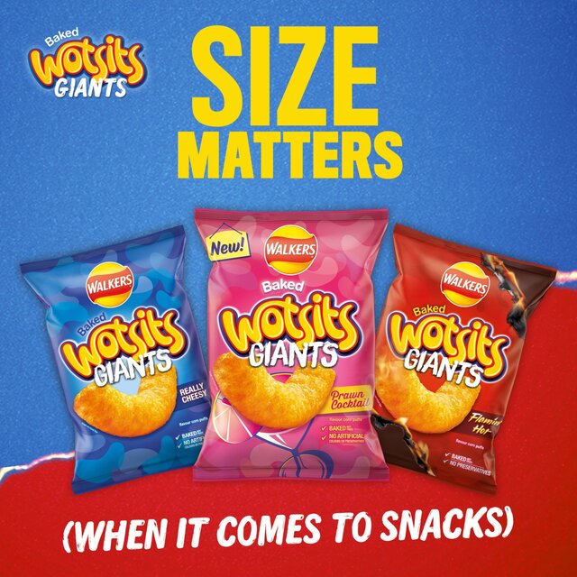 Walkers Wotsits Giants Cheese Sharing Bag Crisps thumbnail 4