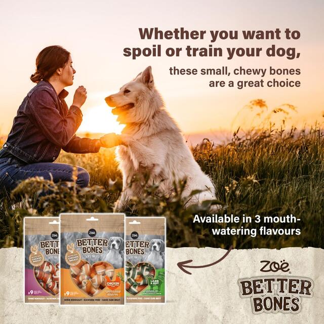 Zeus Better Bones, Rawhide Alternative, Wrapped Chicken 7.5cm thumbnail 5