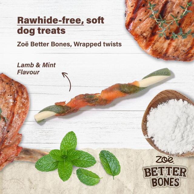 Zeus Better Bones, Rawhide Alternative, Lamb & Mint Sticks thumbnail 3