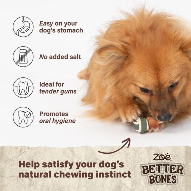 Zeus Better Bones, Rawhide Alternative, Lamb with Mint Twists thumbnail 4