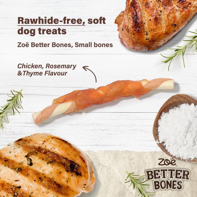 Zeus Better Bones, Rawhide Alternative, Chicken Twist 7.5cm thumbnail 3