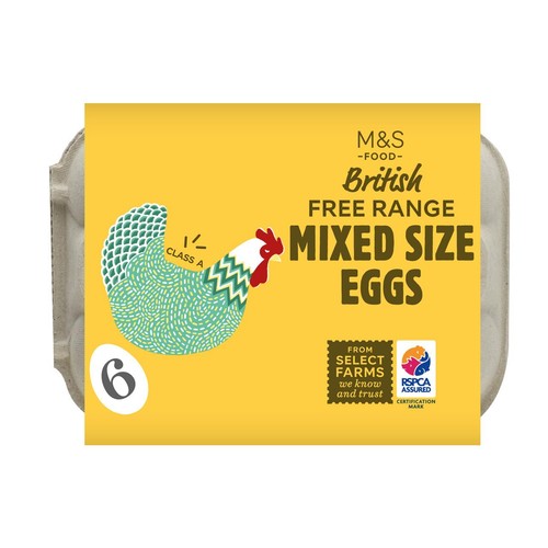 M&S Free Range Mixed Size Eggs thumbnail 2