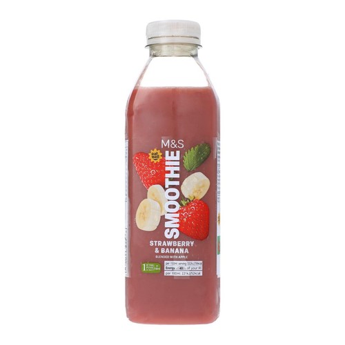 M&S Strawberry & Banana Smoothie