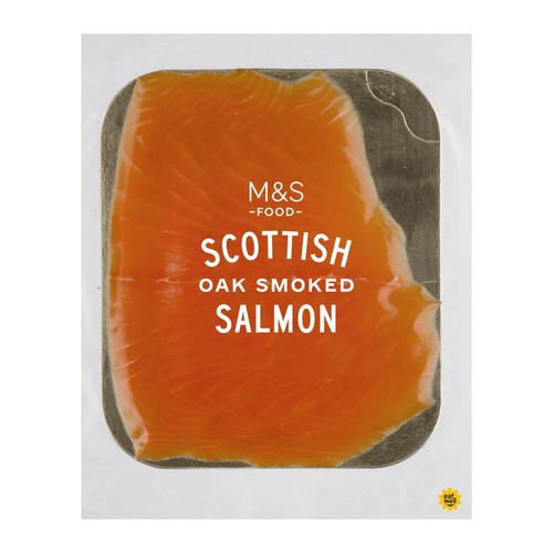 M&S Scottish Oak Smoked Salmon Slices