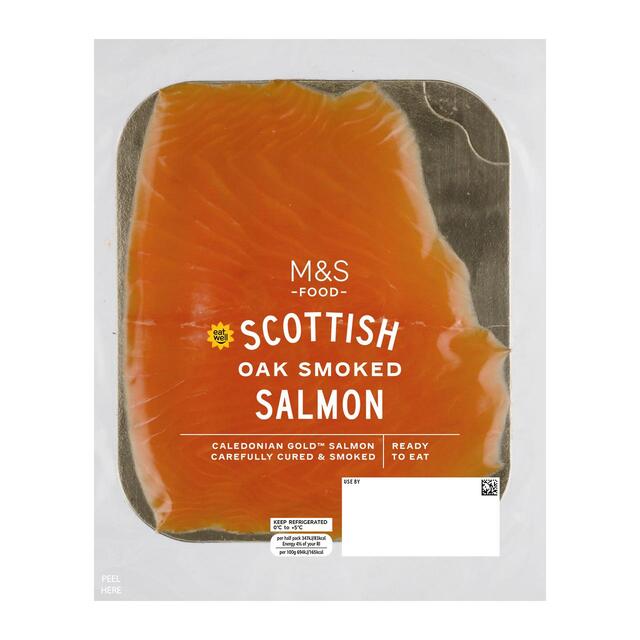 M&S Scottish Oak Smoked Salmon Slices thumbnail 2