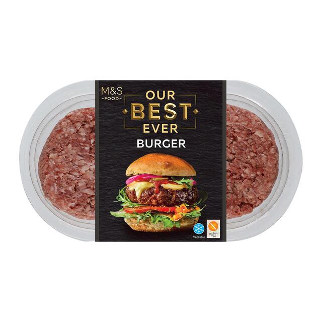 M&S Our Best Ever 2 British Beef Burgers