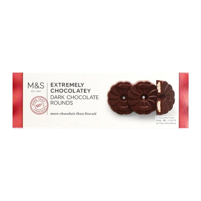 M&S Outrageously Chocolatey Dark Chocolate Rounds