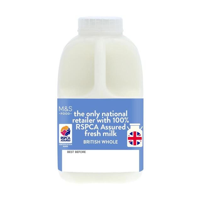 M&S Select Farms British Whole Milk 1 Pint thumbnail 2