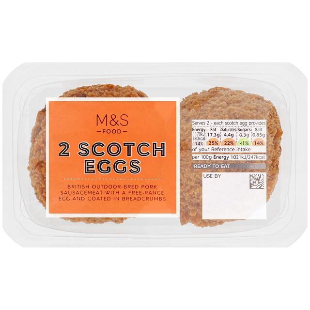 M&S 2 Pork Scotch Eggs