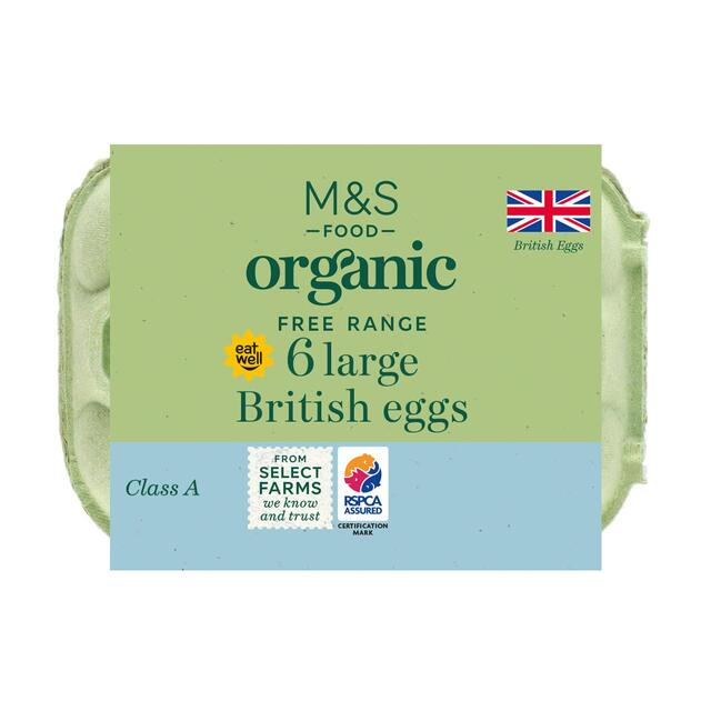 M&S Organic Free Range Large Eggs