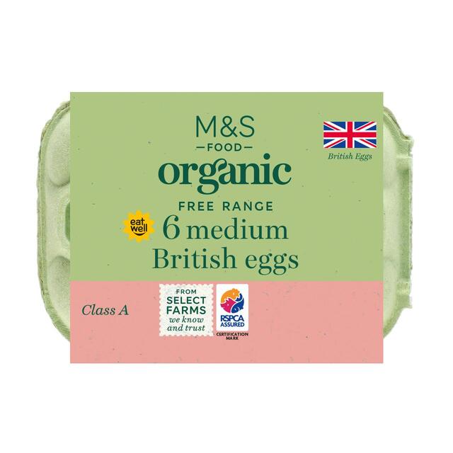 M&S Organic Free Range Medium Eggs