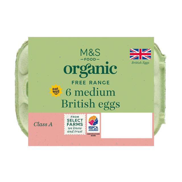 M&S Organic Free Range Medium Eggs thumbnail 2