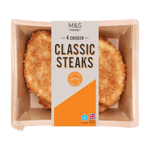 M&S British 4 Chicken Breast Steaks