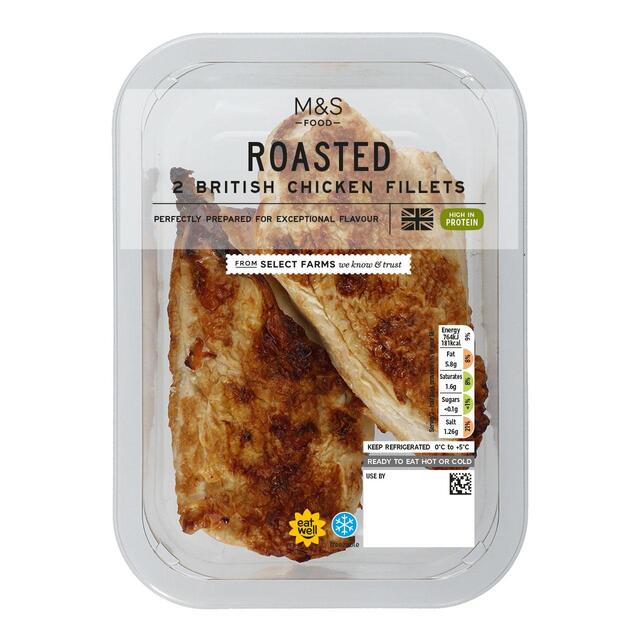 M&S 2 Roast Chicken Breast Fillets thumbnail 2