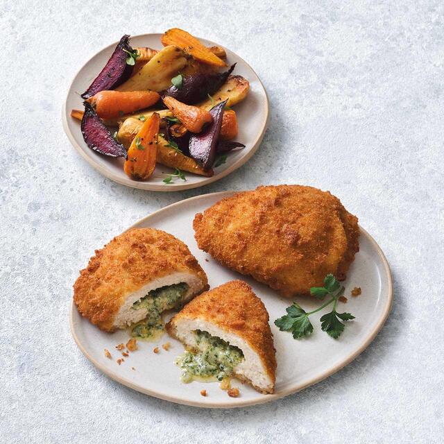 M&S 2 Garlic & Herb Chicken Kyivs Frozen thumbnail 2