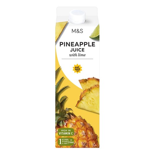 M&S Pressed Pineapple with Lime Juice