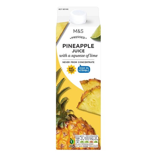 M&S Pressed Pineapple with Lime Juice thumbnail 2