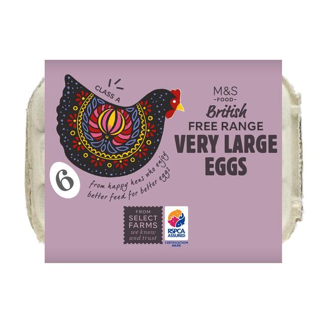 M&S Free Range Very Large Eggs thumbnail 2