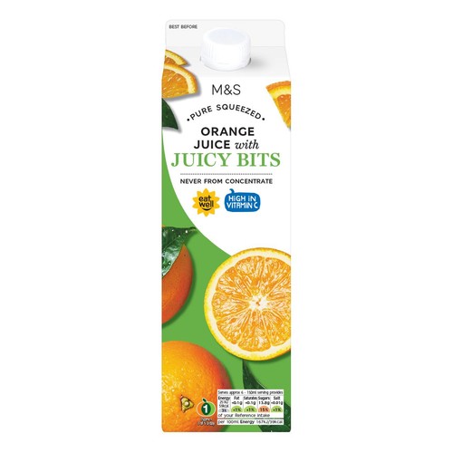 M&S Squeezed Orange Juice with Bits thumbnail 2