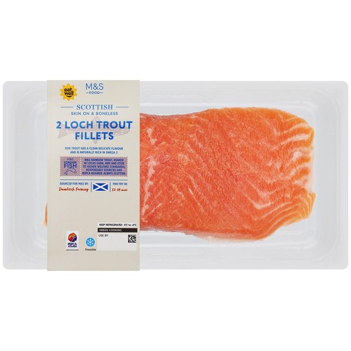 M&S Scottish 2 Loch Trout Fillets thumbnail 2
